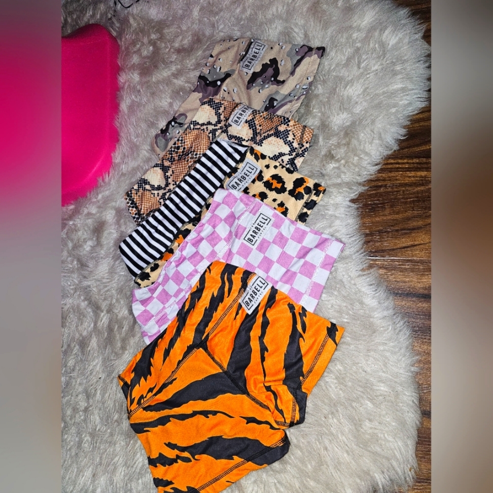 The Barbell Cartell Pack of 5 Workout Shorts Sz Small